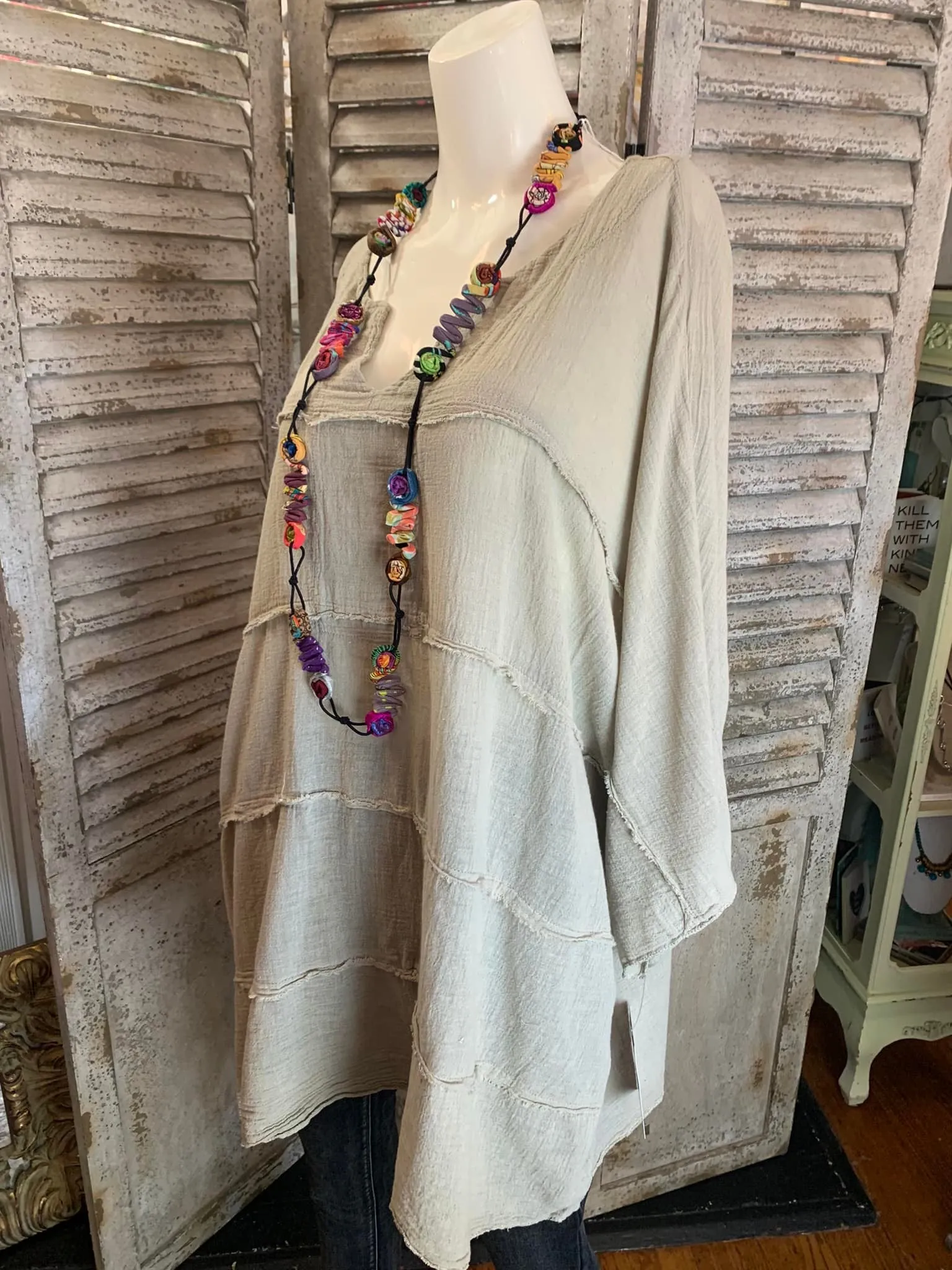 745 Turca Blouse-Taupe