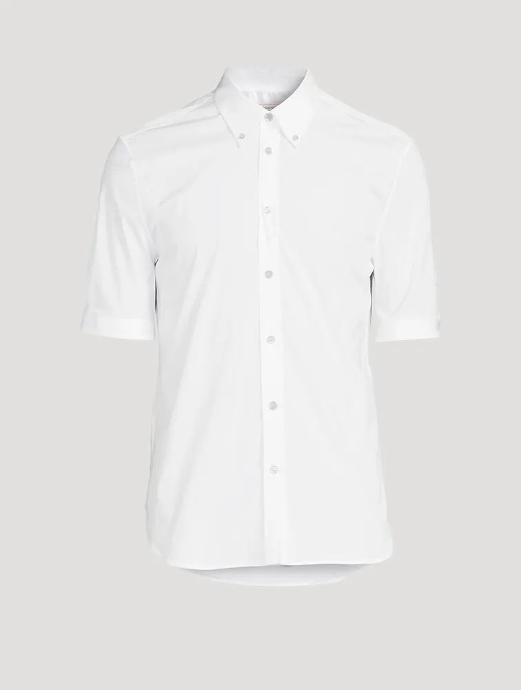 ALEXANDER MCQUEEN Poplin Short-Sleeve Shirt