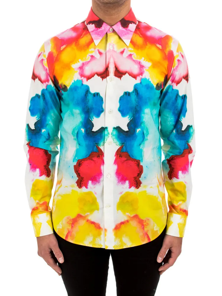 Alexander Mcqueen Shirt Mirrored Ink | Credomen