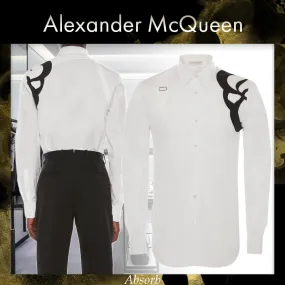 alexander mcqueen  |Street Style Long Sleeves Cotton Shirts