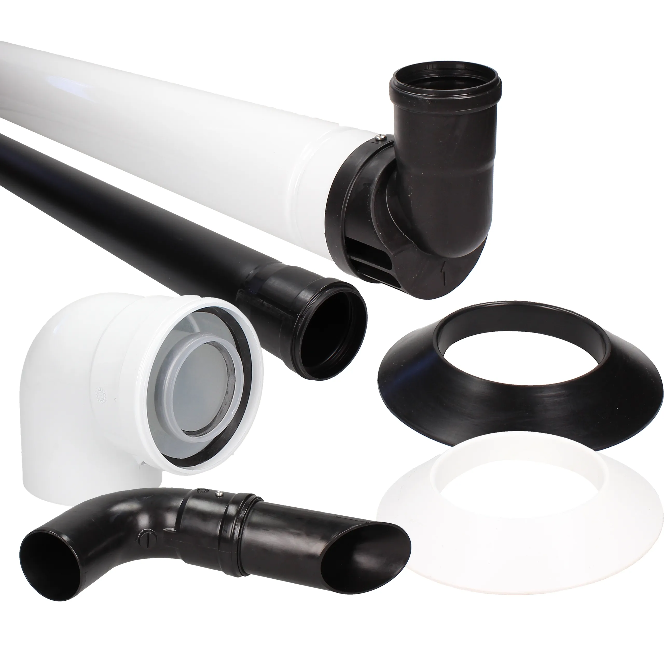Baxi Multifit 60 mm Black Plume Displacement Kit c/w Flue