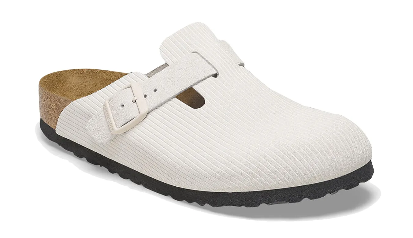 Birkenstock Boston Suede Embossed Regular Fit