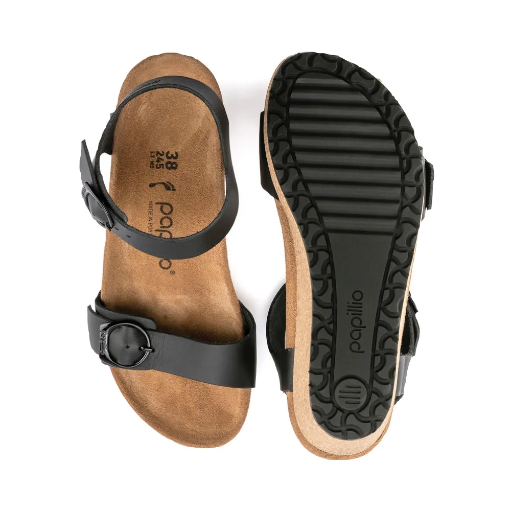 Birkenstock Women's Soley Wedge Sandal (Black)