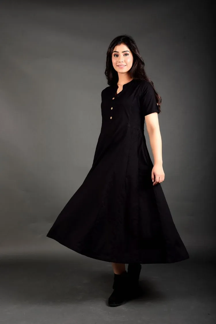 Black Midi Dress