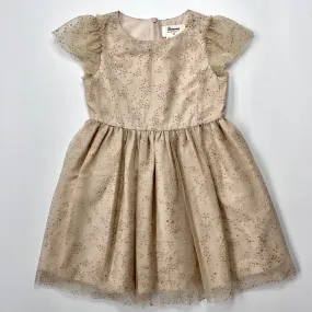Bonpoint Champagne Sparkle Tulle Dress: 8 Years