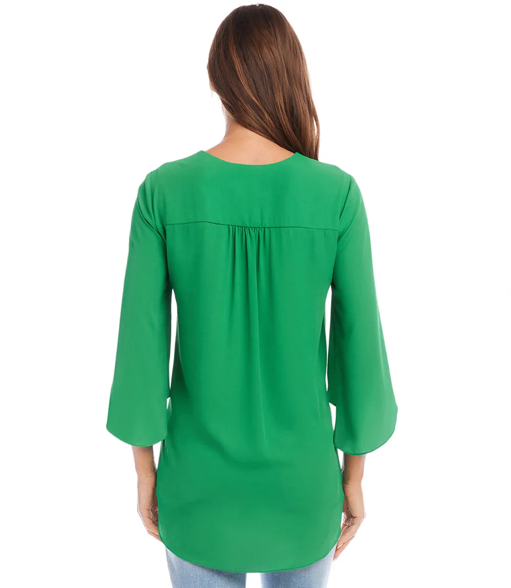 Bracelet Sleeve Asymmetric Top