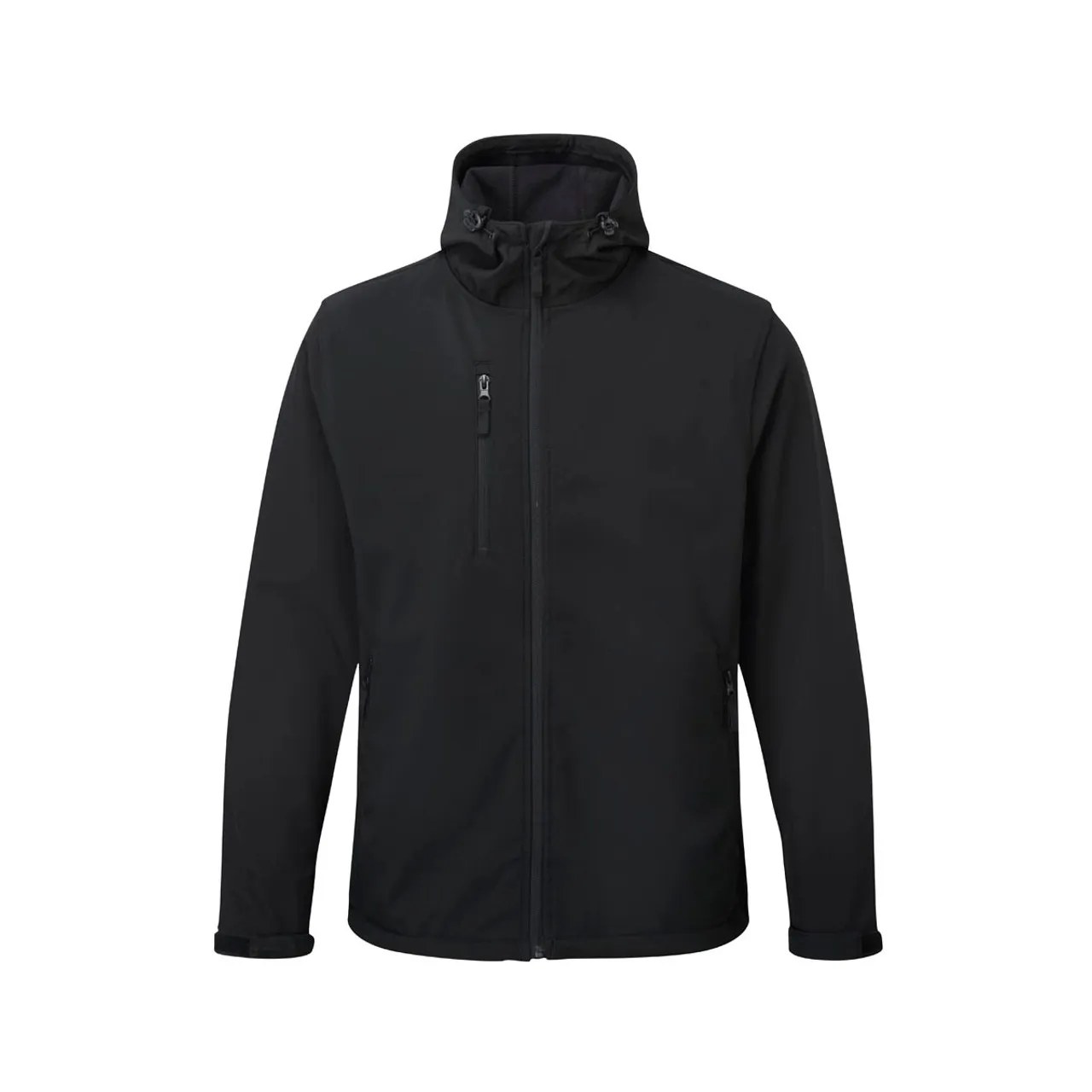 Fort 234-BLK-S 234 Holkham Hooded Softshell Jacket Black - S