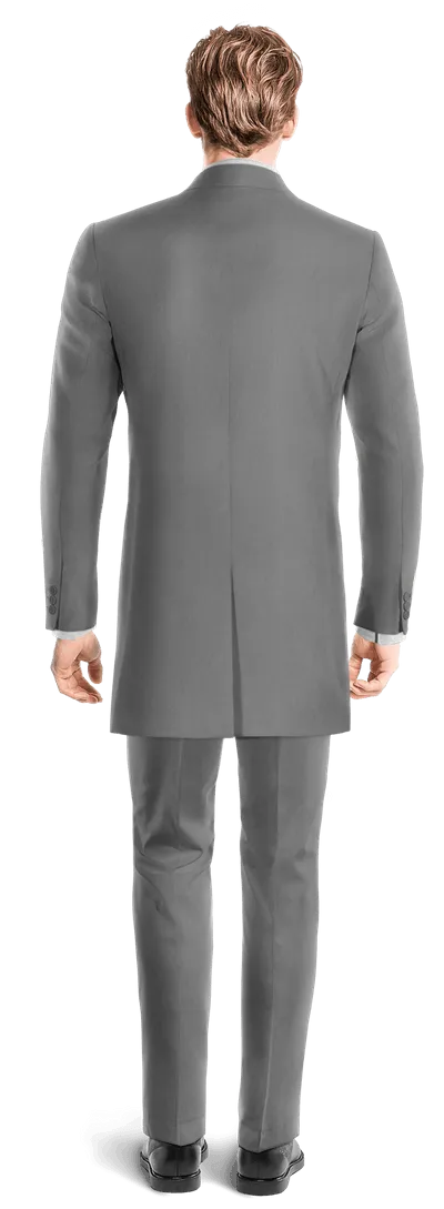 Grey frock coat with grey waistcoat