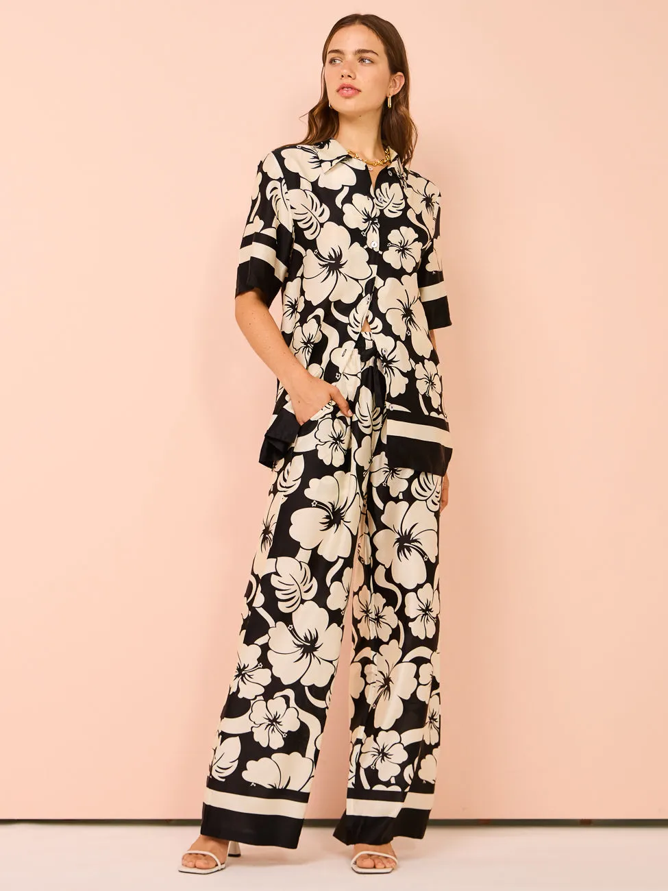 Hansen & Gretel Empress Pant in Tropical Ink