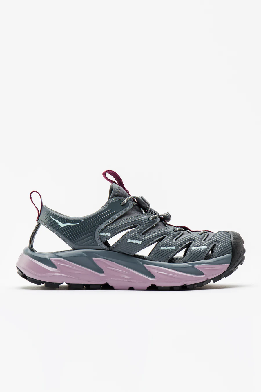 Hoka Womens Hopara Hiking Sandals- Castle Rock/Elderberry