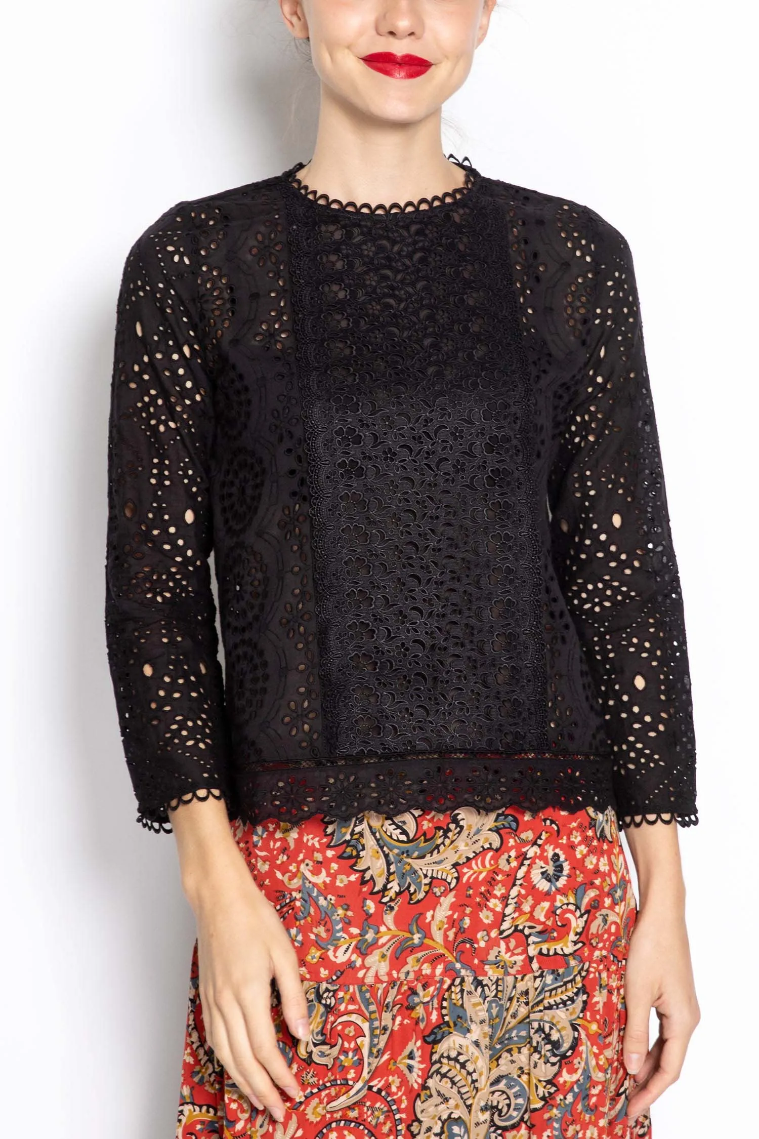 Lace Wide Blouse