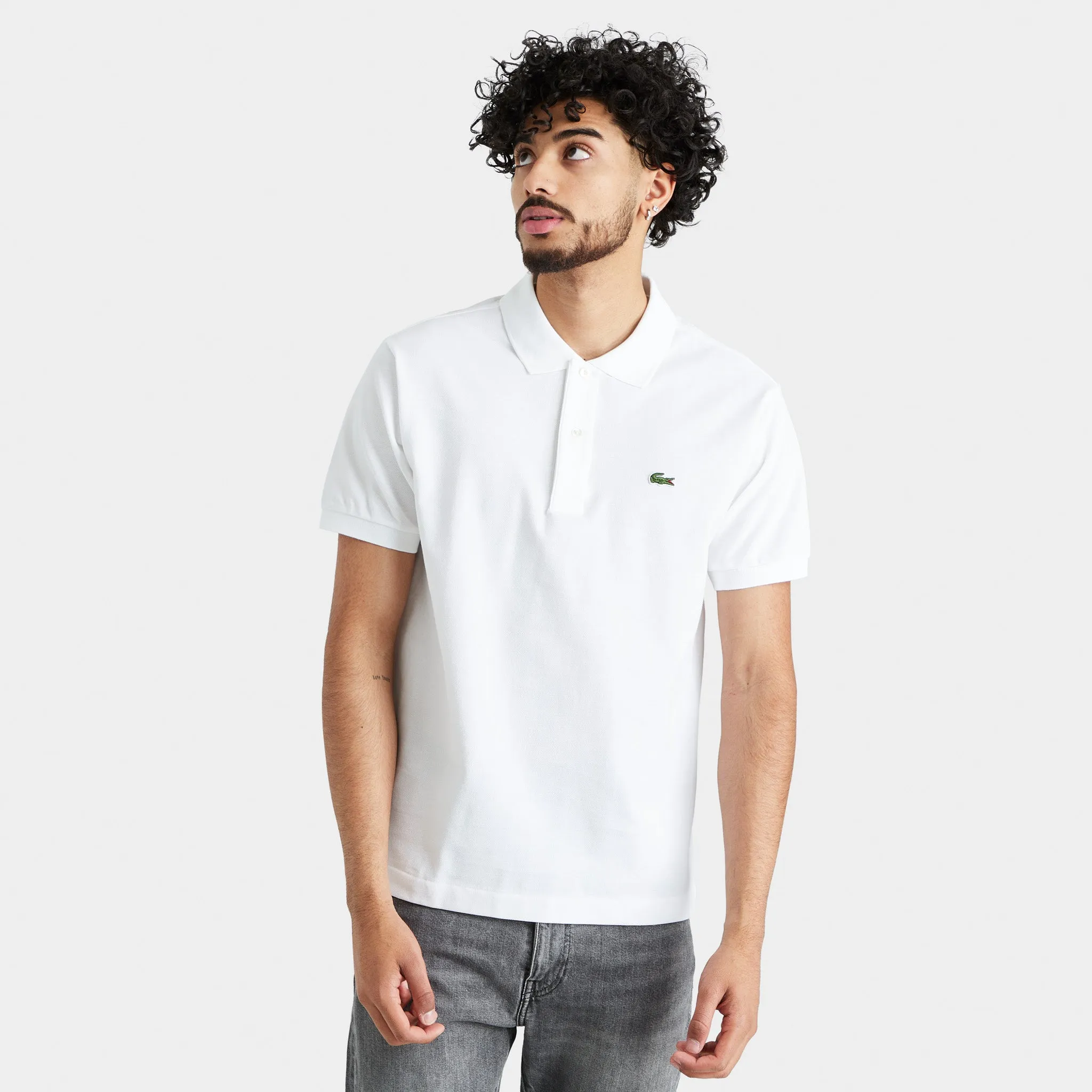 Lacoste Original L.12.12 Petit Piqué Cotton Polo Shirt / White