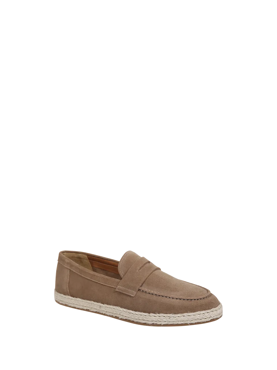 MEN DOUCAL'S BEIGE CALF LEATHER PENNY LOAFER