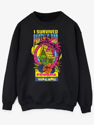 NW2 One Piece I Survived Party's Bar Black Sweatshirt | Men | George at ASDA