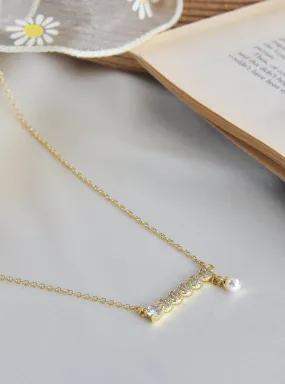 Pearlite Solitaire Necklace