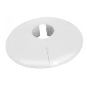 Plastic Radiator Pipe Collars - 15mm - White - 4 Pack - CTRN-CI-FC31P
