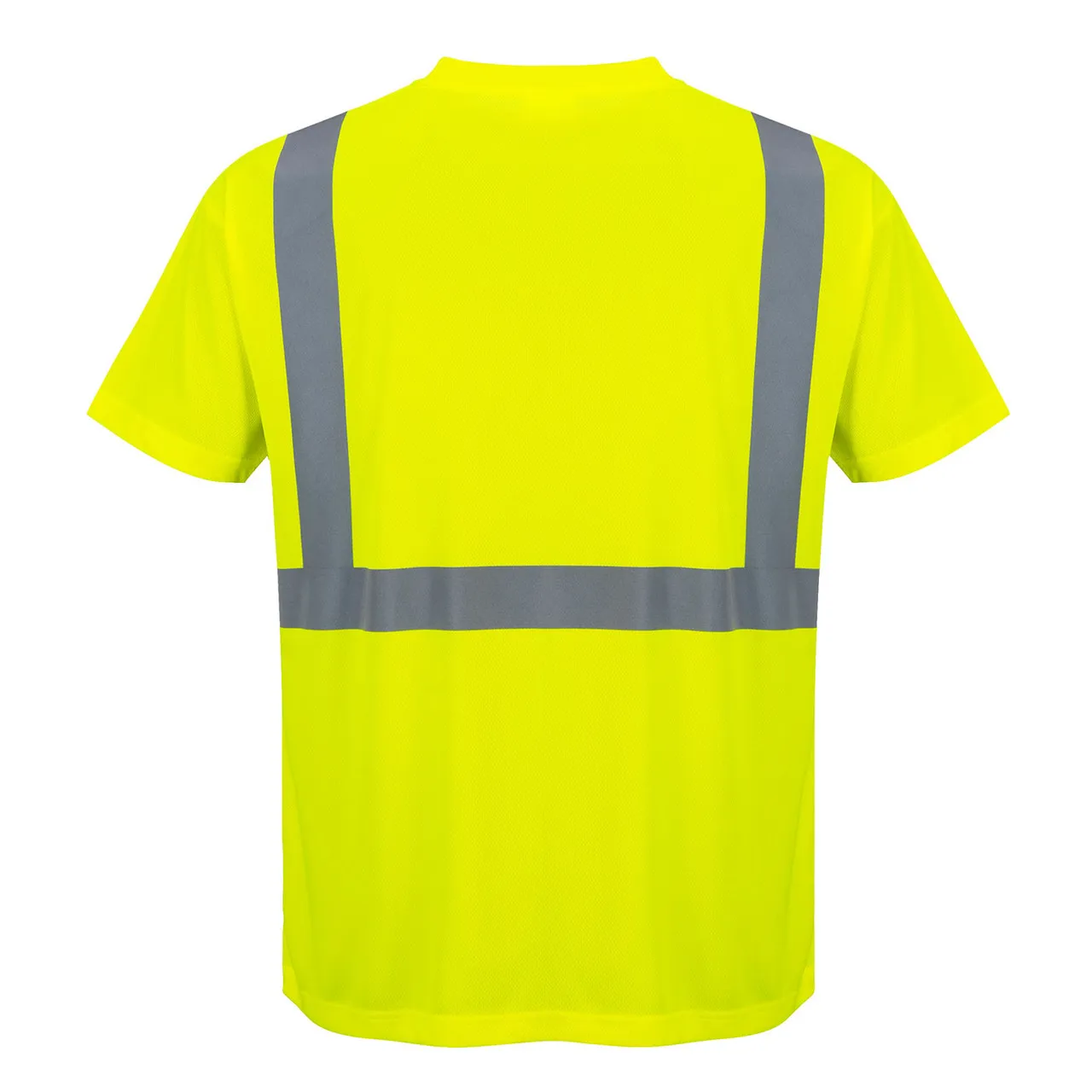 PortWest Class 2 Hi Vis Moisture Wicking T-Shirt with 50 UPF Protection S190
