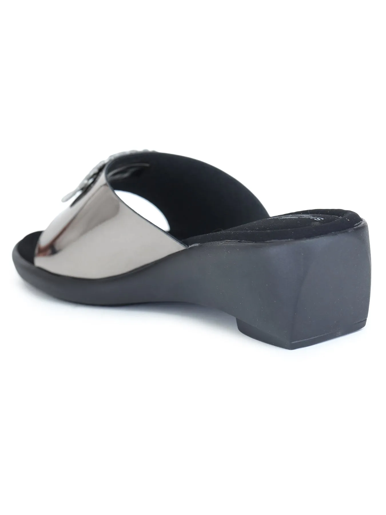 Shezone Women Grey Heels