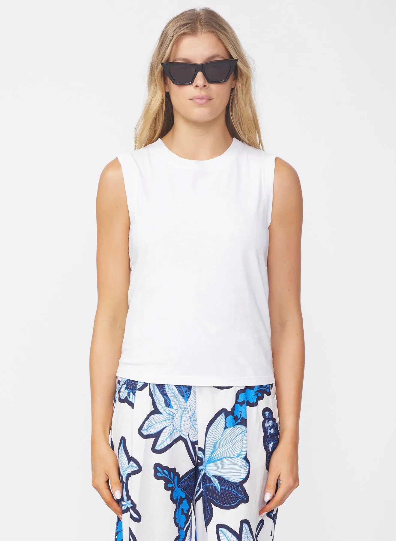 Stateside Cloud Jersey Wide Band Tank