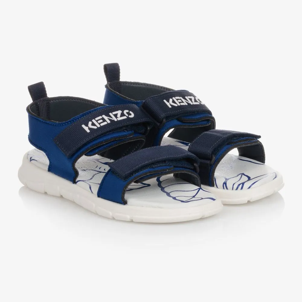 Teen Blue Velcro Sandal
