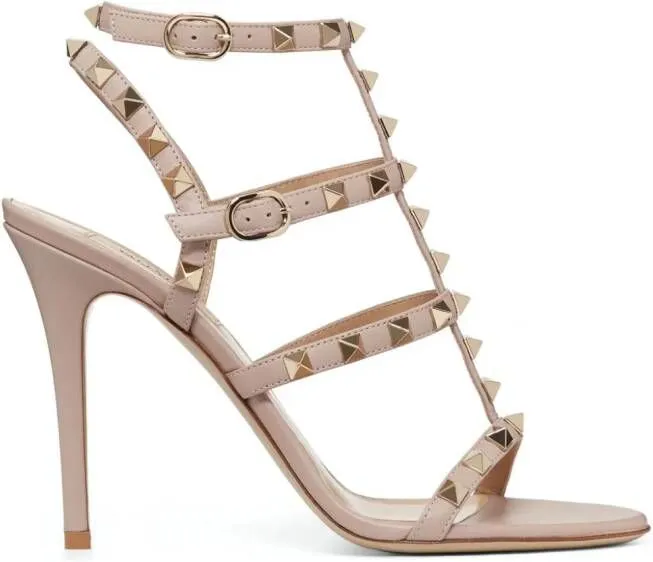 Valentino Garavani Rockstud 10mm ankle-strap sandals Pink