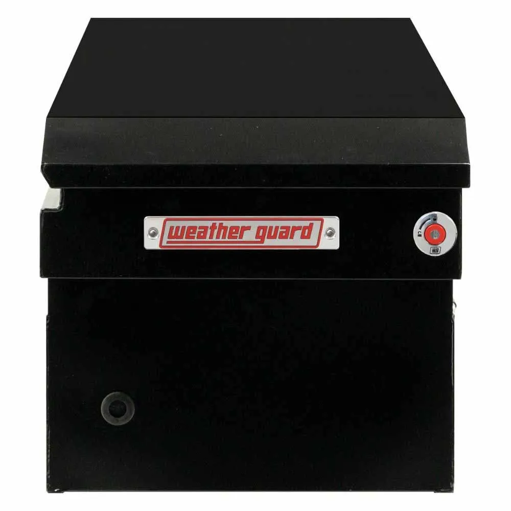 Weatherguard 126-5-04 Saddle Box, Steel, Full Standard, Gloss Black, 11.0 cu ft