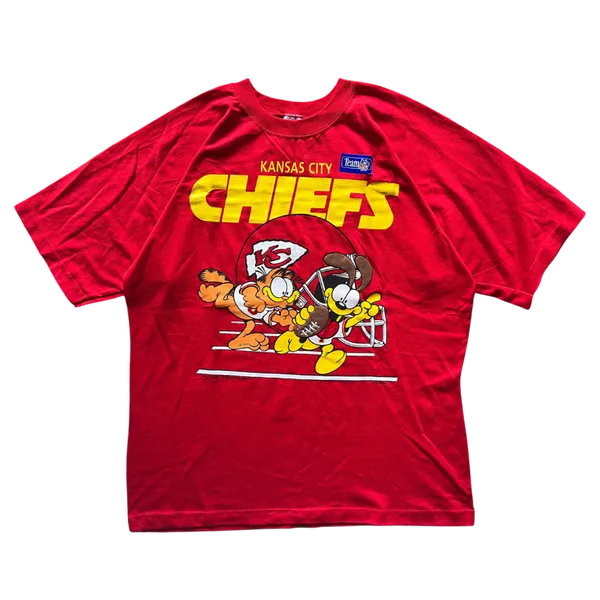 WESTSIDE STOREY VINTAGE | VINTAGE 1994 DEADSTOCK GARFIELD TODIE CHIEFS T-SHIRT