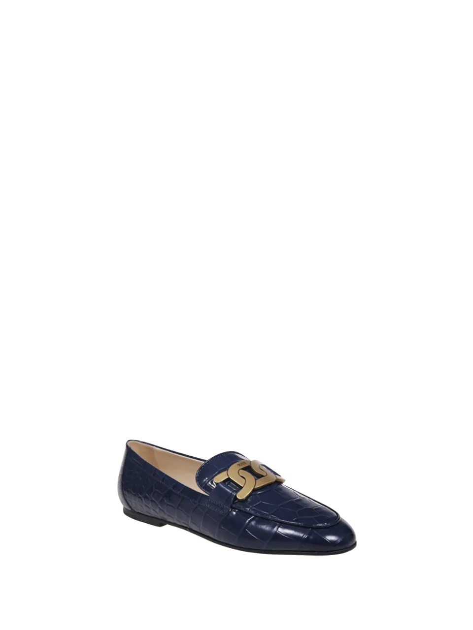 WOMAN TOD'S BLUE CALF SKIN 79A LOAFER